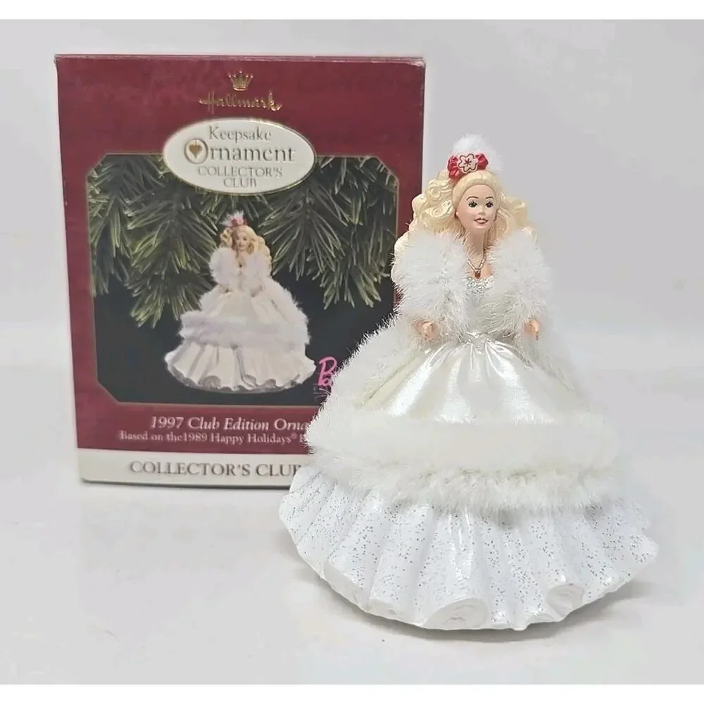1997‎ Hallmark Keepsake Happy Holidays Barbie Club Edition Ornament U117